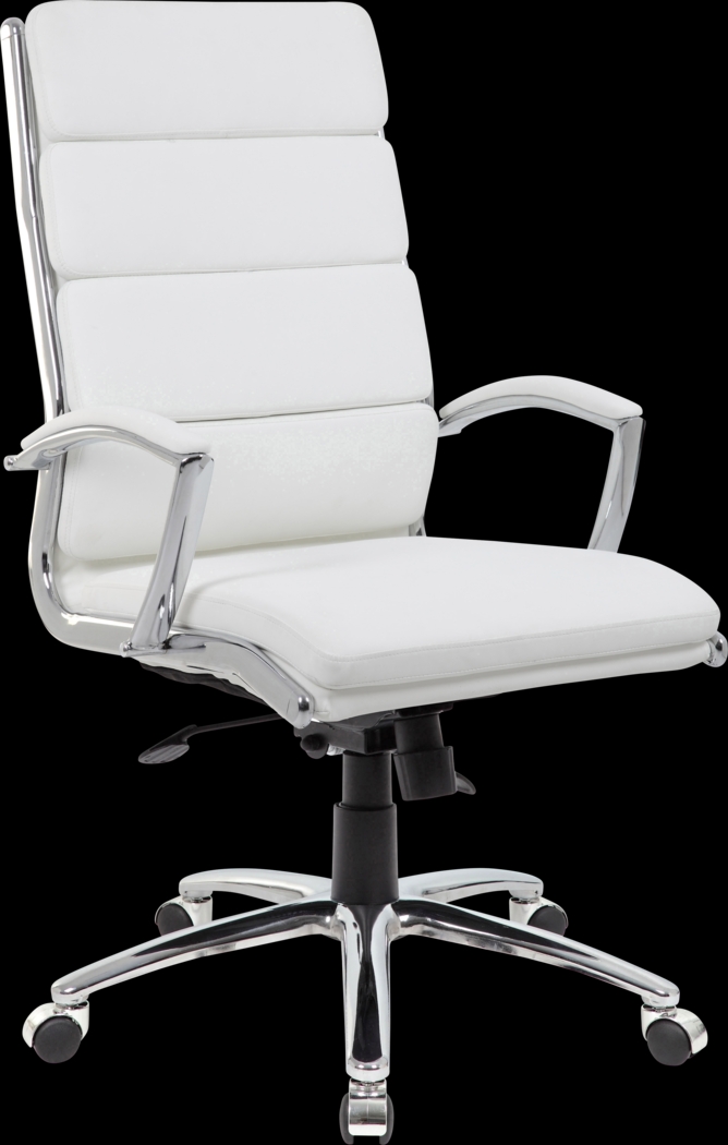 Dilkon White Desk Chair - Thumbnail - Image 1