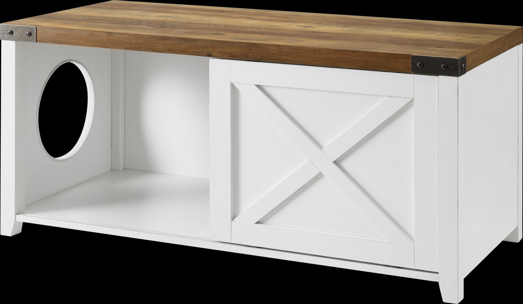 Dillfield Brown Accent Bench - Thumbnail - Image 1