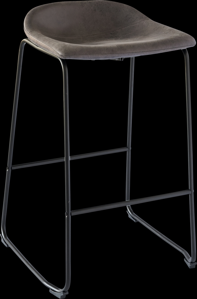 Dillingham Gray Barstool, Set of 2 - Thumbnail - Image 2