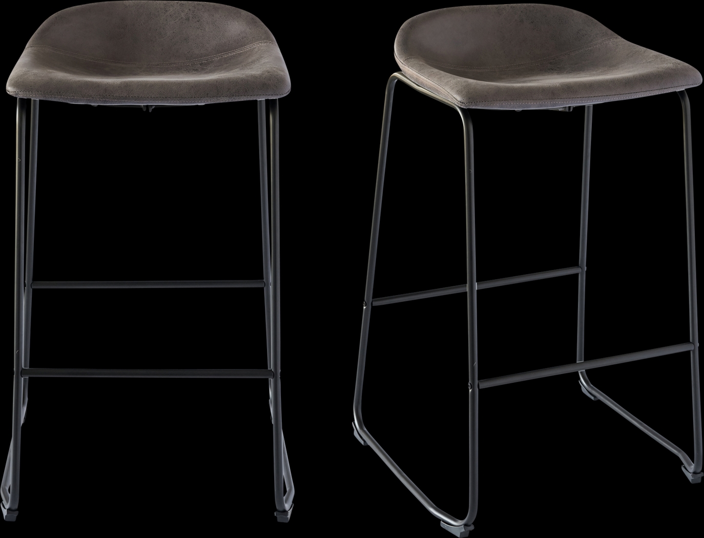 Dillingham Gray Barstool, Set of 2 - Thumbnail - Image 1