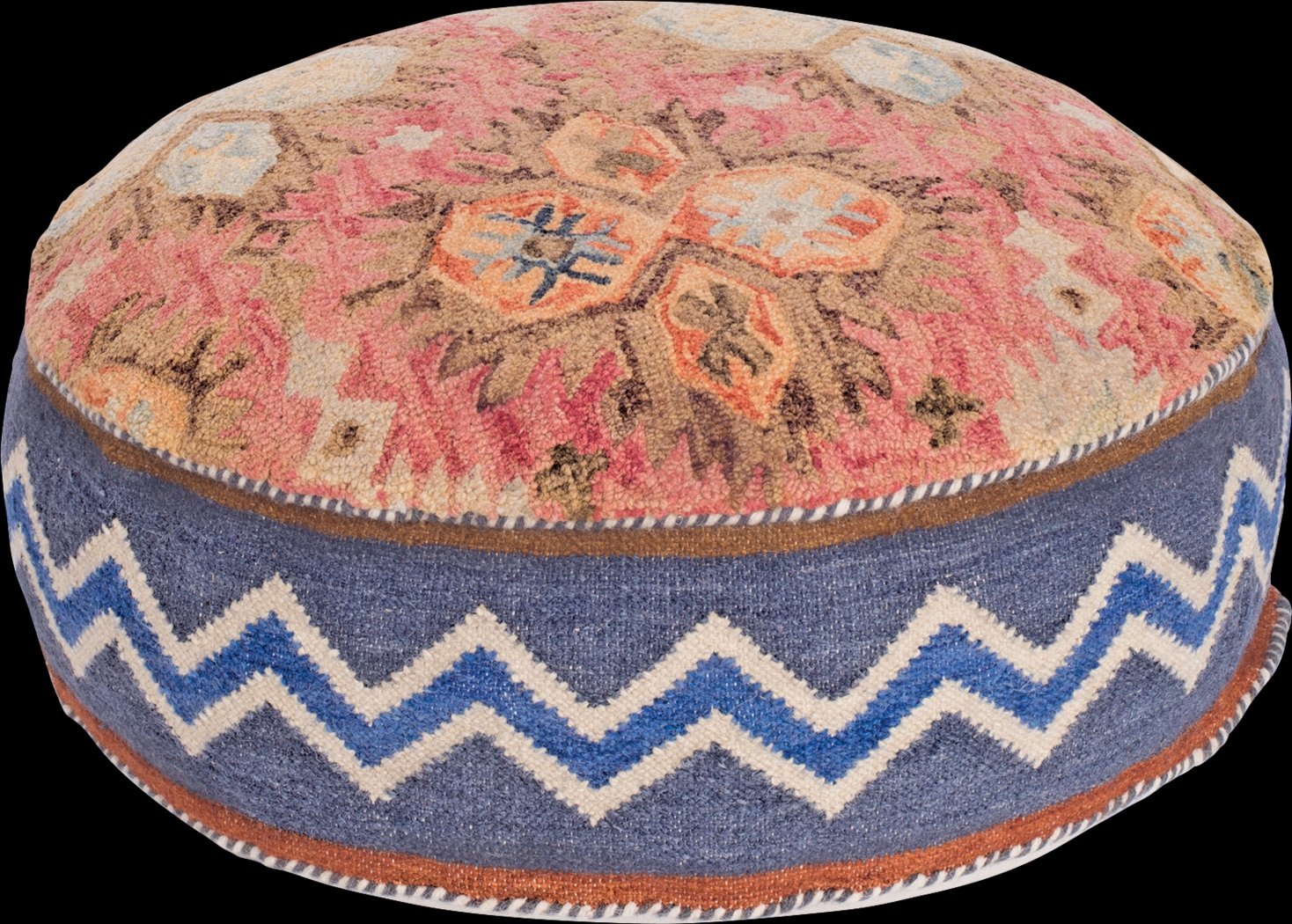 Dillon Avenue Beige Pouf - Thumbnail - Image 1
