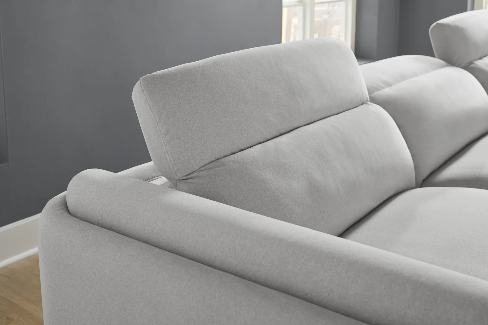 Dillon Smoke 3 Pc Dual Power Reclining Sectional - Image 7