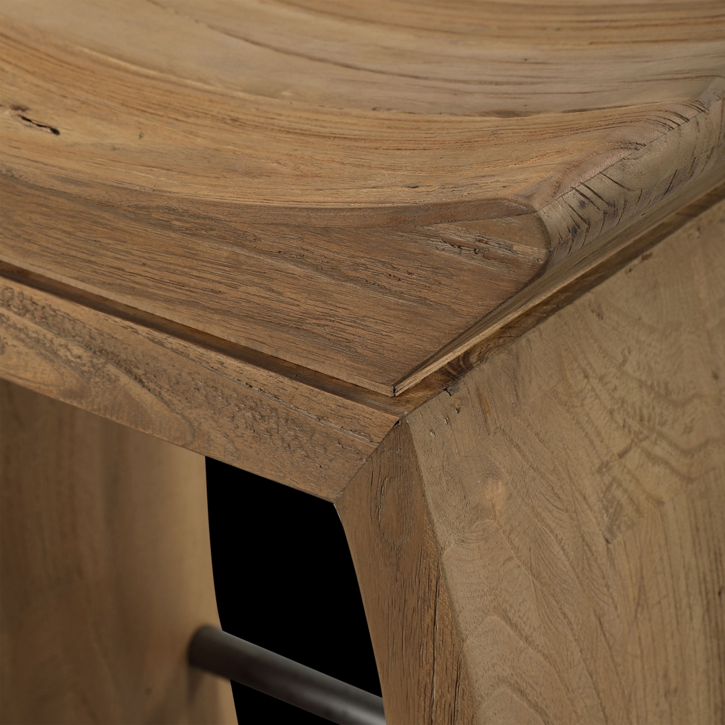 Dillway Brown Accent Stool - Thumbnail - Image 2