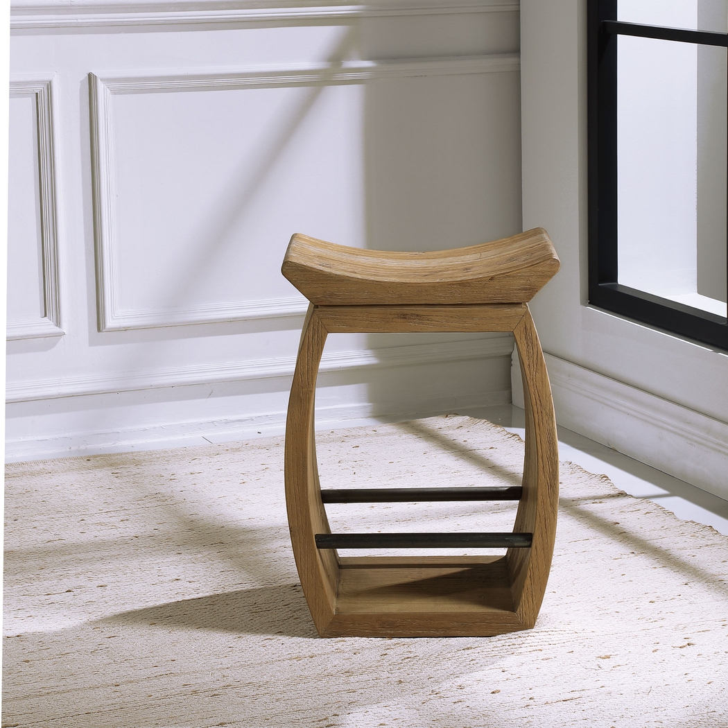 Dillway Brown Accent Stool - Thumbnail - Image 5