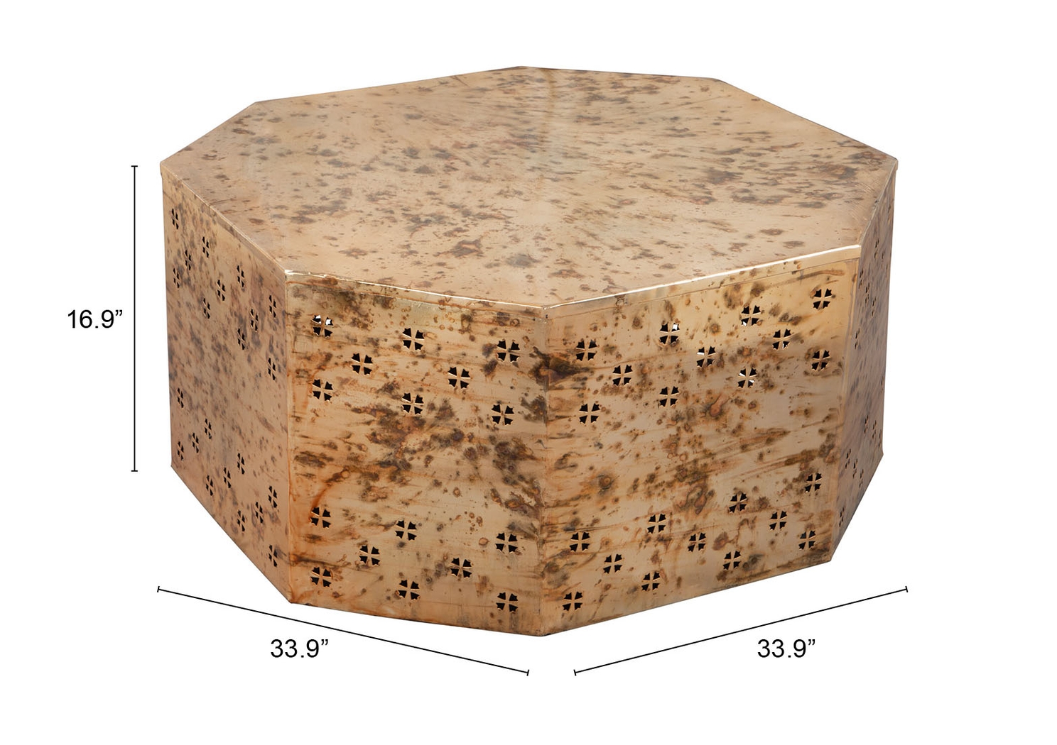 Dimond Copper Cocktail Table - Thumbnail - Image 9