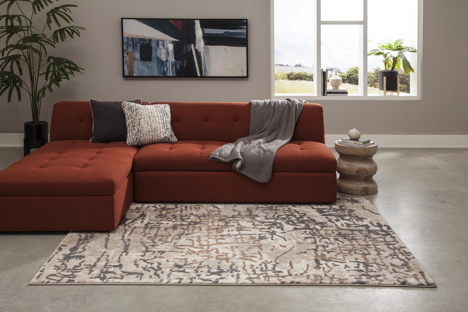 Dinesa Copper 5'3 x 7'2 Rug - Thumbnail - Image 2