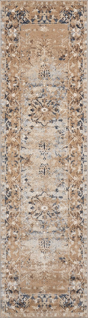Dinias Taupe 2'2 x 7'7 Runner Rug - Thumbnail - Image 1