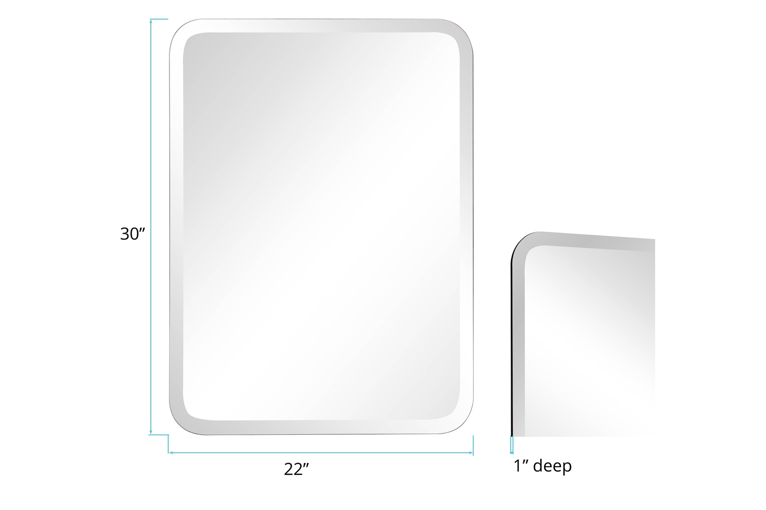 Dinika Gray Mirror - Thumbnail - Image 3