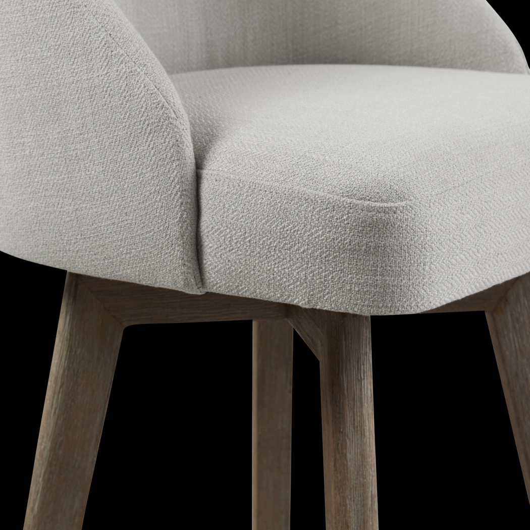 Dinmore Gray Swivel Barstool - Thumbnail - Image 4