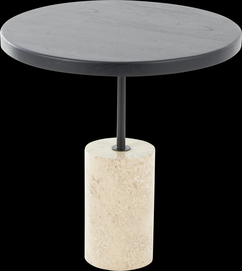 Dinne Black Accent Table - Thumbnail - Image 1