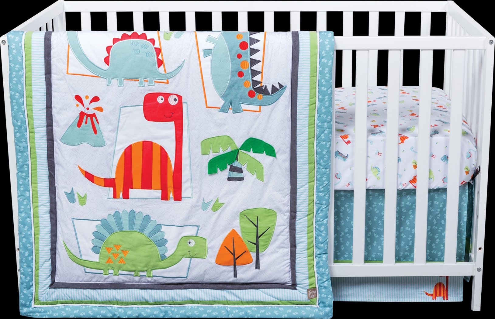 Dino Town Sky 3 Pc Baby Bedding Set - Thumbnail - Image 3