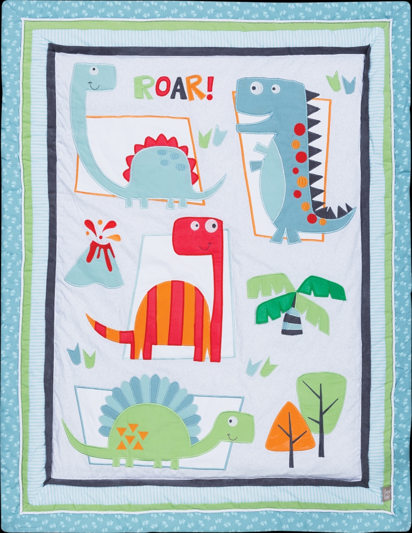 Dino Town Sky 3 Pc Baby Bedding Set - Thumbnail - Image 4