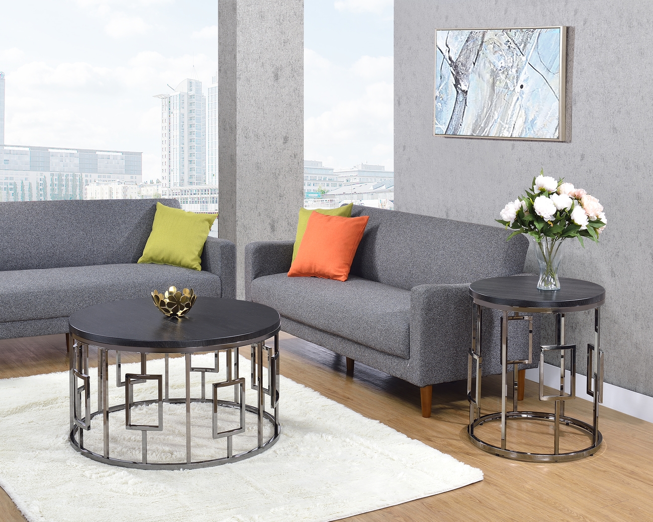 Dinoscape Black Cocktail Table - Thumbnail - Image 2