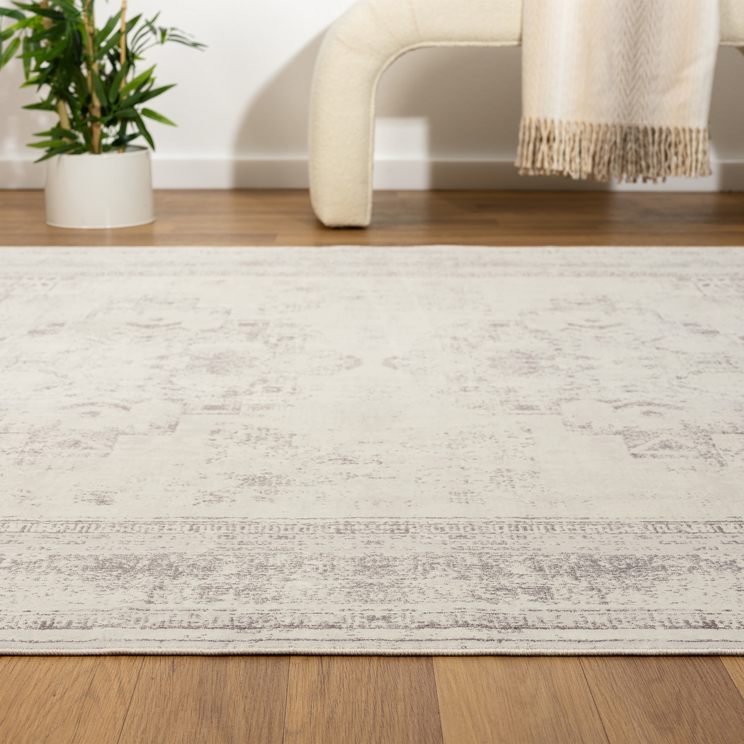 Dione Gray 5'3 x 7' Rug - Thumbnail - Image 4