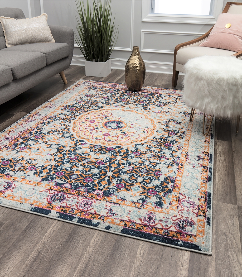 Dipal Blue 8' x 10' Rug - Thumbnail - Image 3