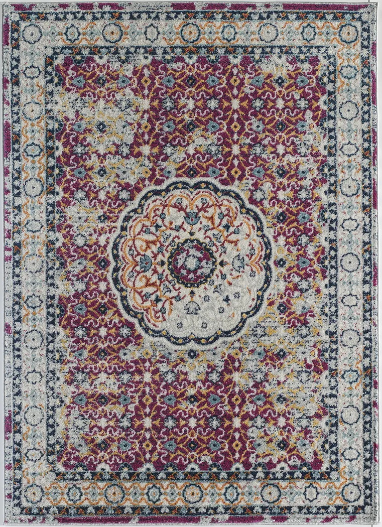 Dipal Red 5' x 7' Rug - Thumbnail - Image 1