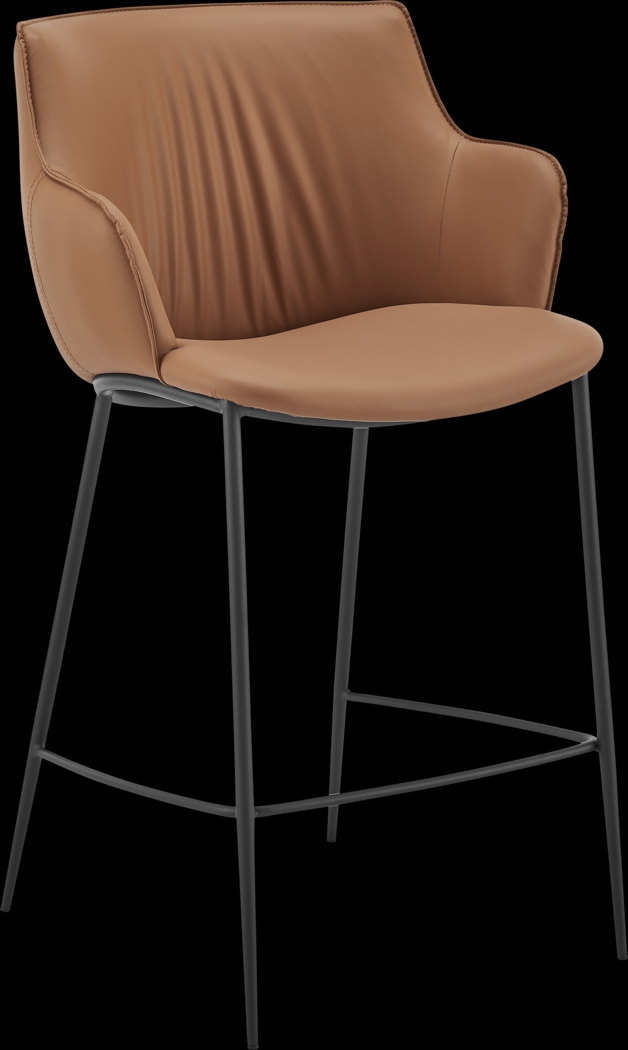Dipaolo Caramel Counter Height Stool - Thumbnail - Image 2