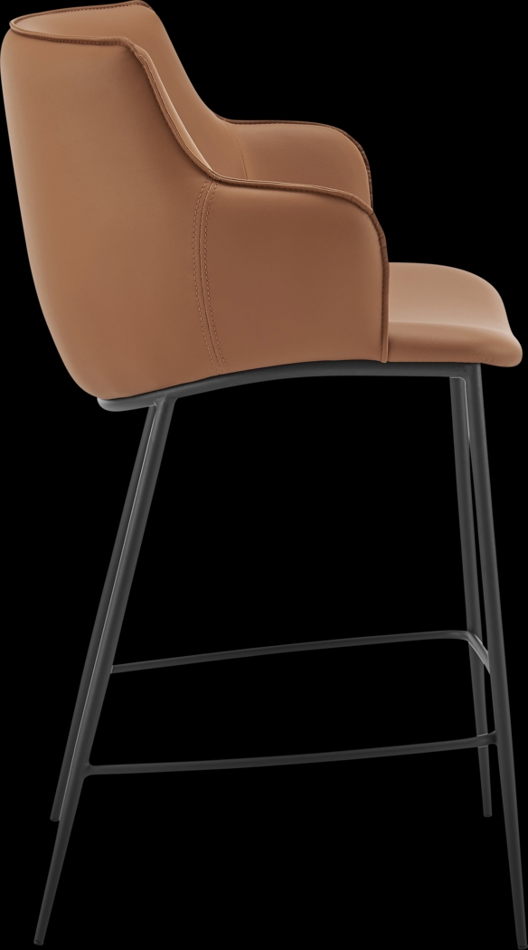 Dipaolo Caramel Counter Height Stool - Thumbnail - Image 3