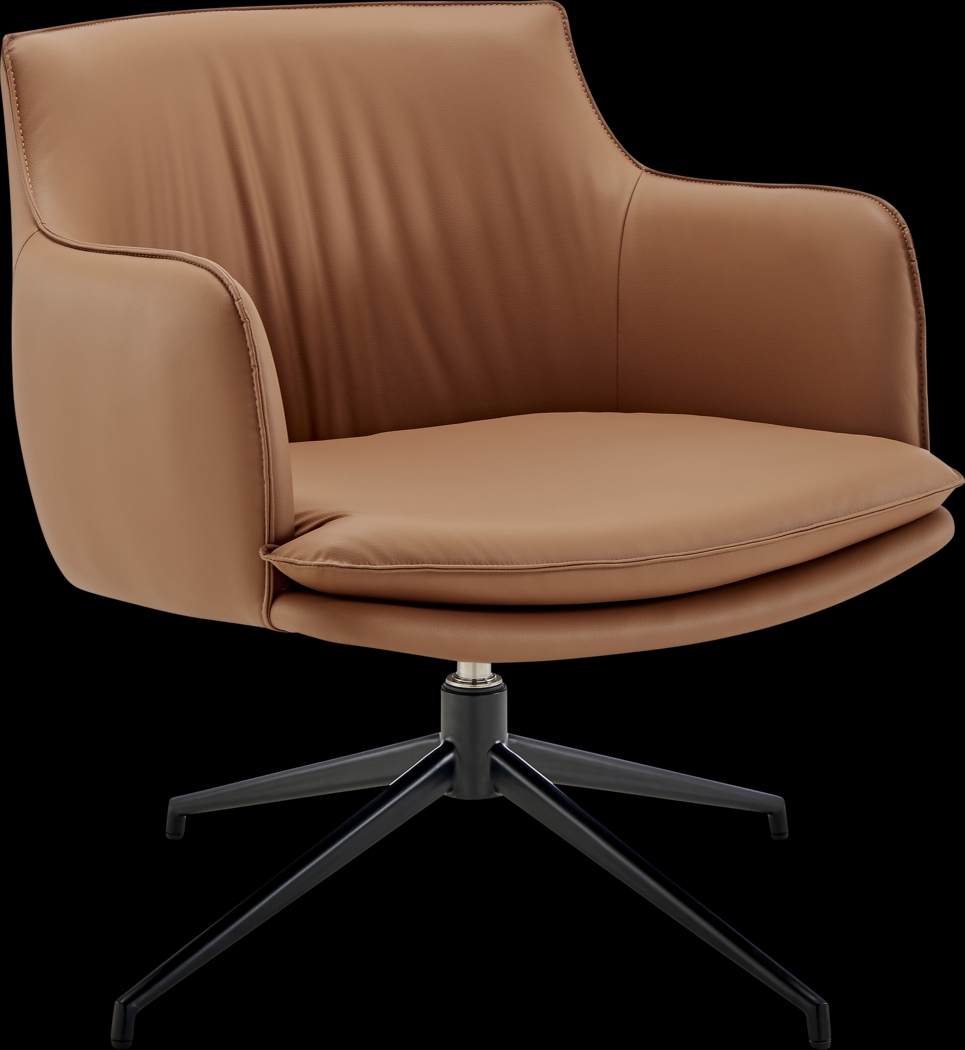Dipaolo Caramel Swivel Accent Chair - Thumbnail - Image 2