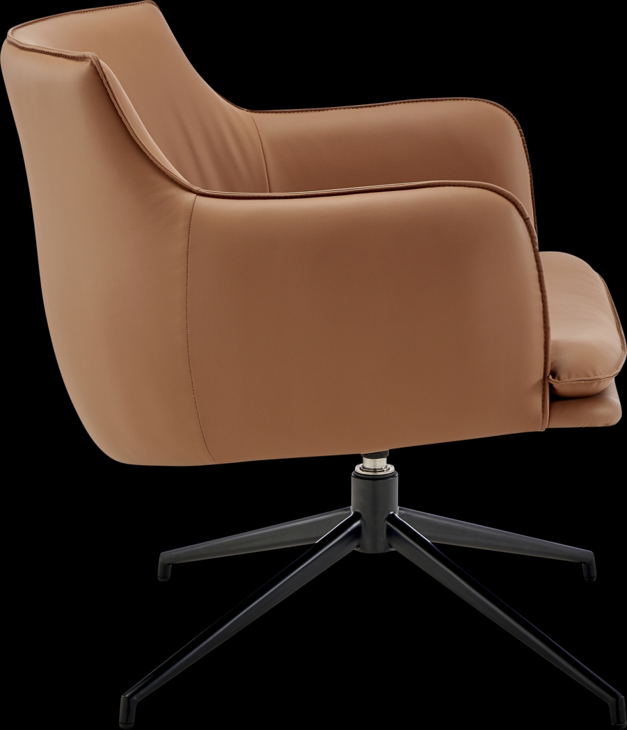 Dipaolo Caramel Swivel Accent Chair - Thumbnail - Image 3