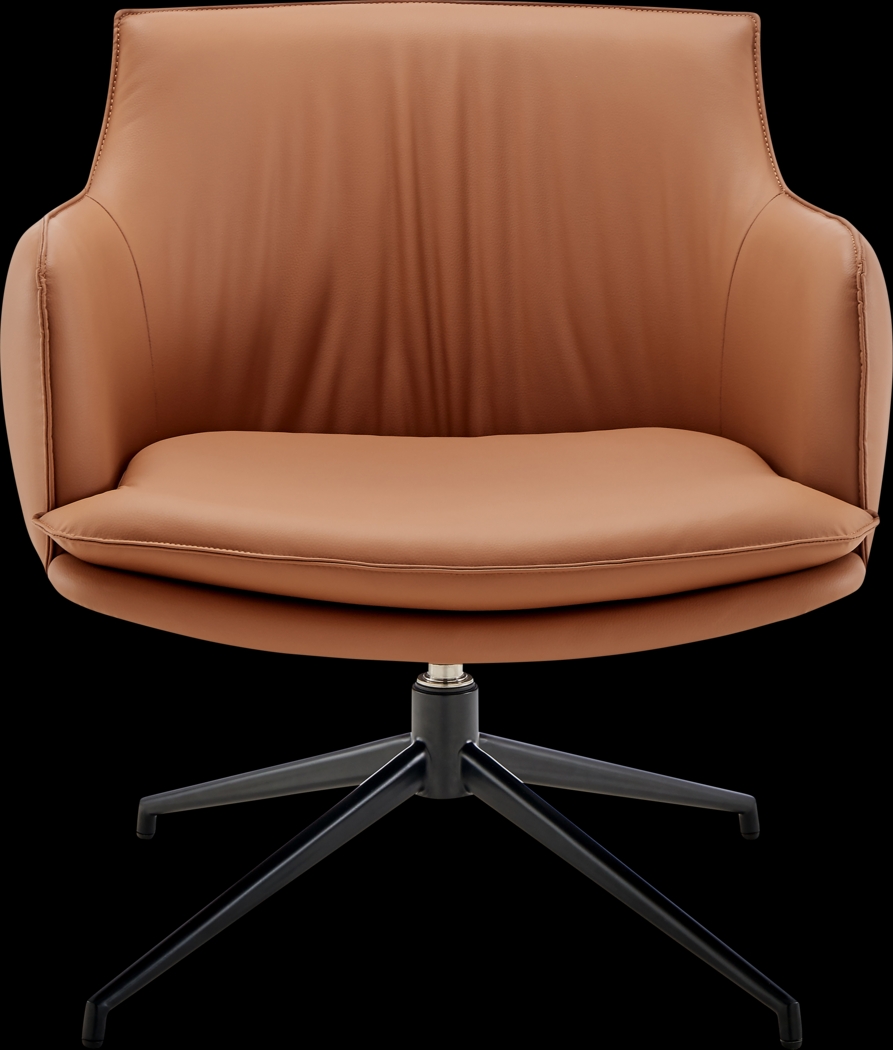 Dipaolo Caramel Swivel Accent Chair - Thumbnail - Image 1