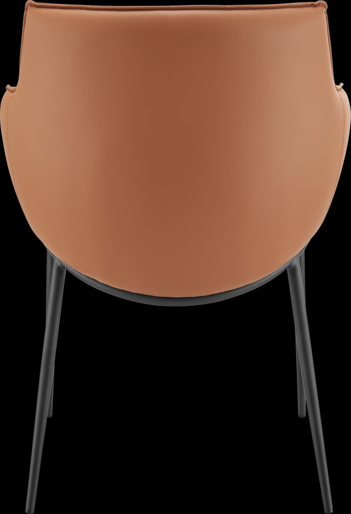 Dipaolo Cognac Arm Chair - Thumbnail - Image 4