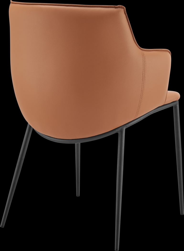 Dipaolo Cognac Arm Chair - Thumbnail - Image 5