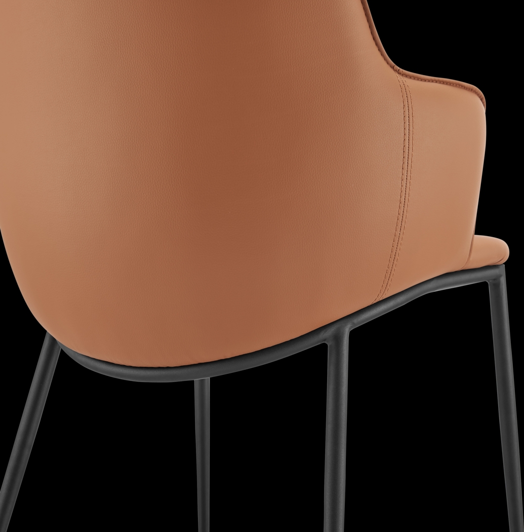 Dipaolo Cognac Arm Chair - Thumbnail - Image 6