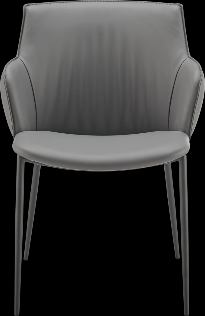 Dipaolo Gray Arm Chair - Thumbnail - Image 2