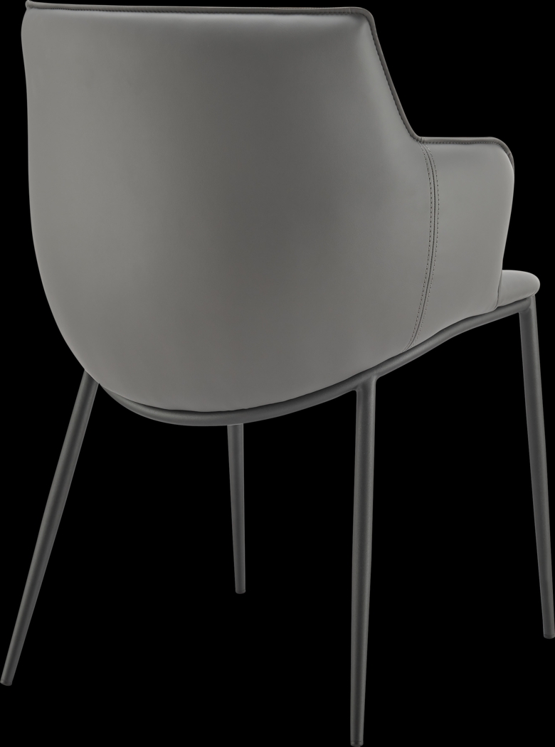 Dipaolo Gray Arm Chair - Thumbnail - Image 4