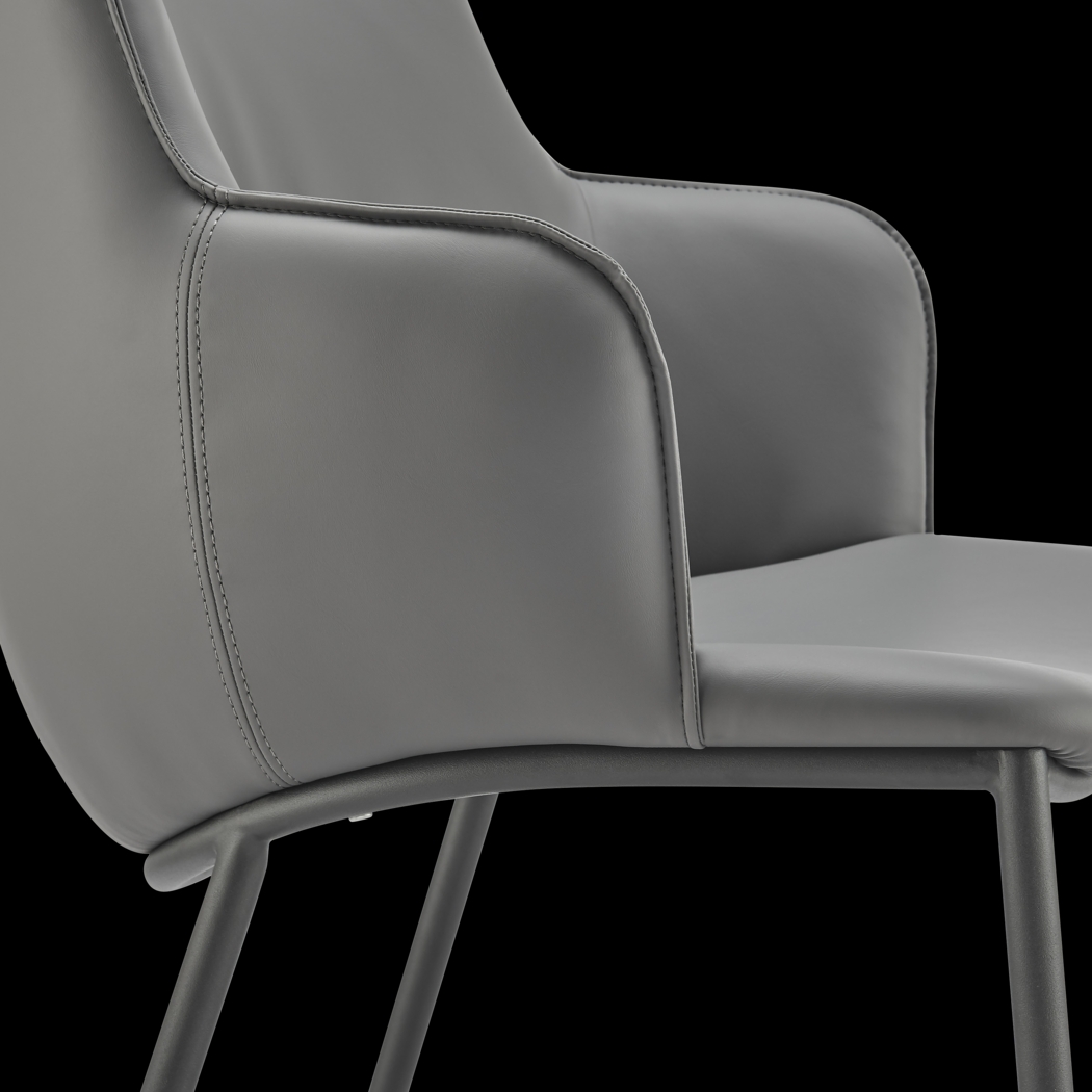 Dipaolo Gray Arm Chair - Thumbnail - Image 6