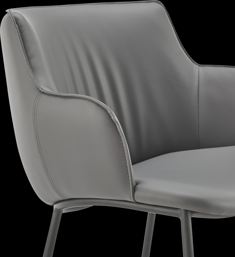 Dipaolo Gray Counter Height Stool - Thumbnail - Image 6