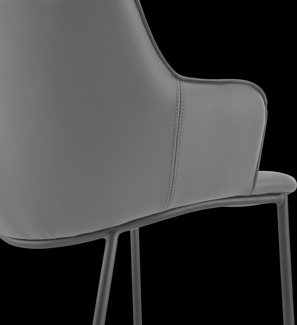 Dipaolo Gray Counter Height Stool - Thumbnail - Image 7