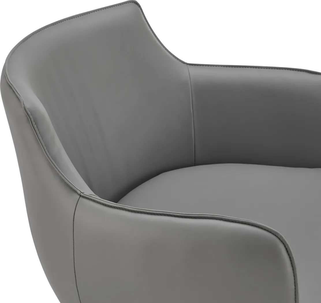 Dipaolo Gray Swivel Accent Chair - Thumbnail - Image 6