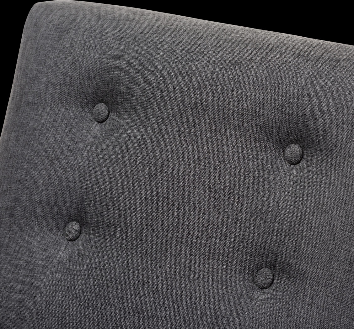 Diplari Dark Gray Accent Chair - Thumbnail - Image 4