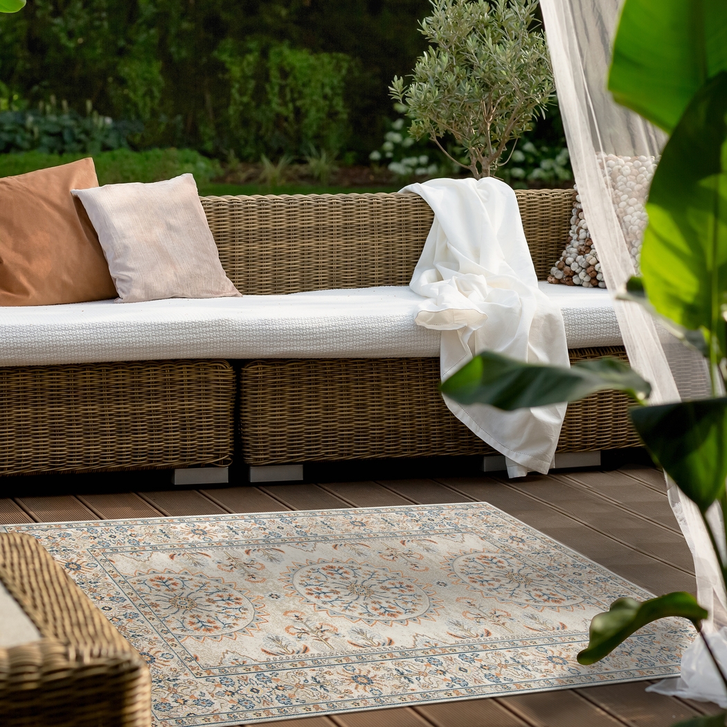 Dirinella Beige 7'9 x 9'9 Rug - Thumbnail - Image 2