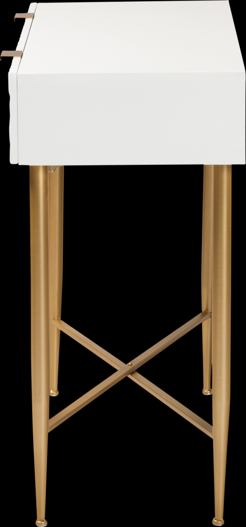 Dishion White Sofa Table - Thumbnail - Image 4