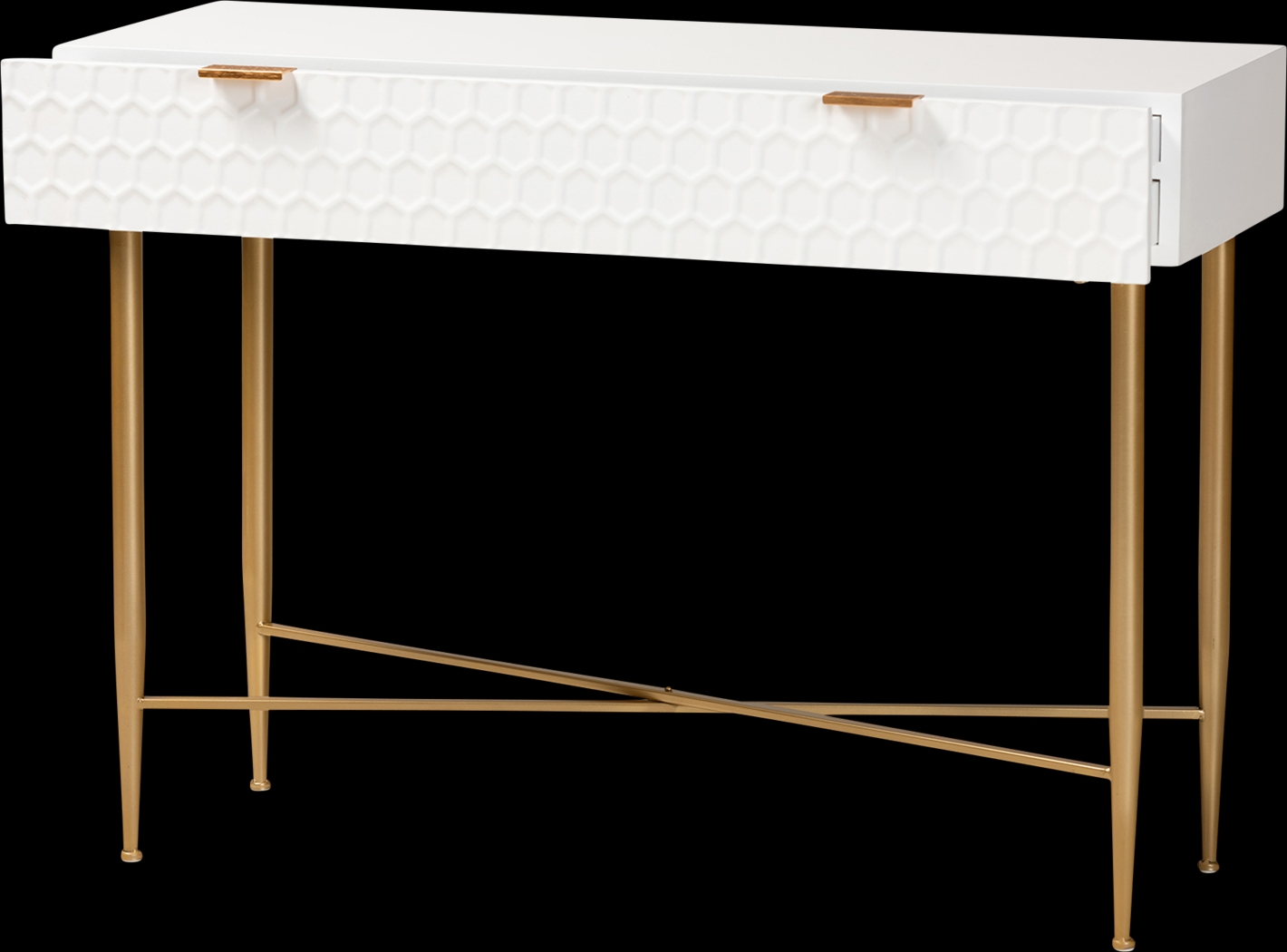 Dishion White Sofa Table - Thumbnail - Image 5