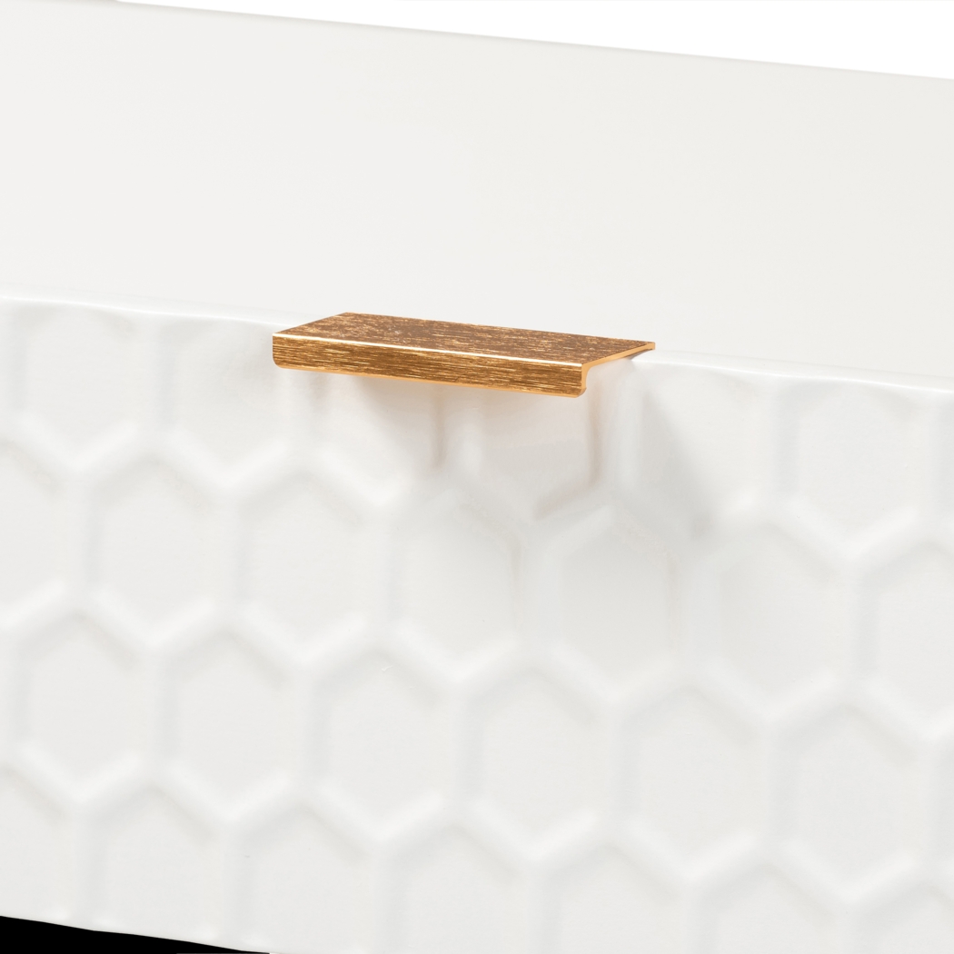 Dishion White Sofa Table - Thumbnail - Image 6