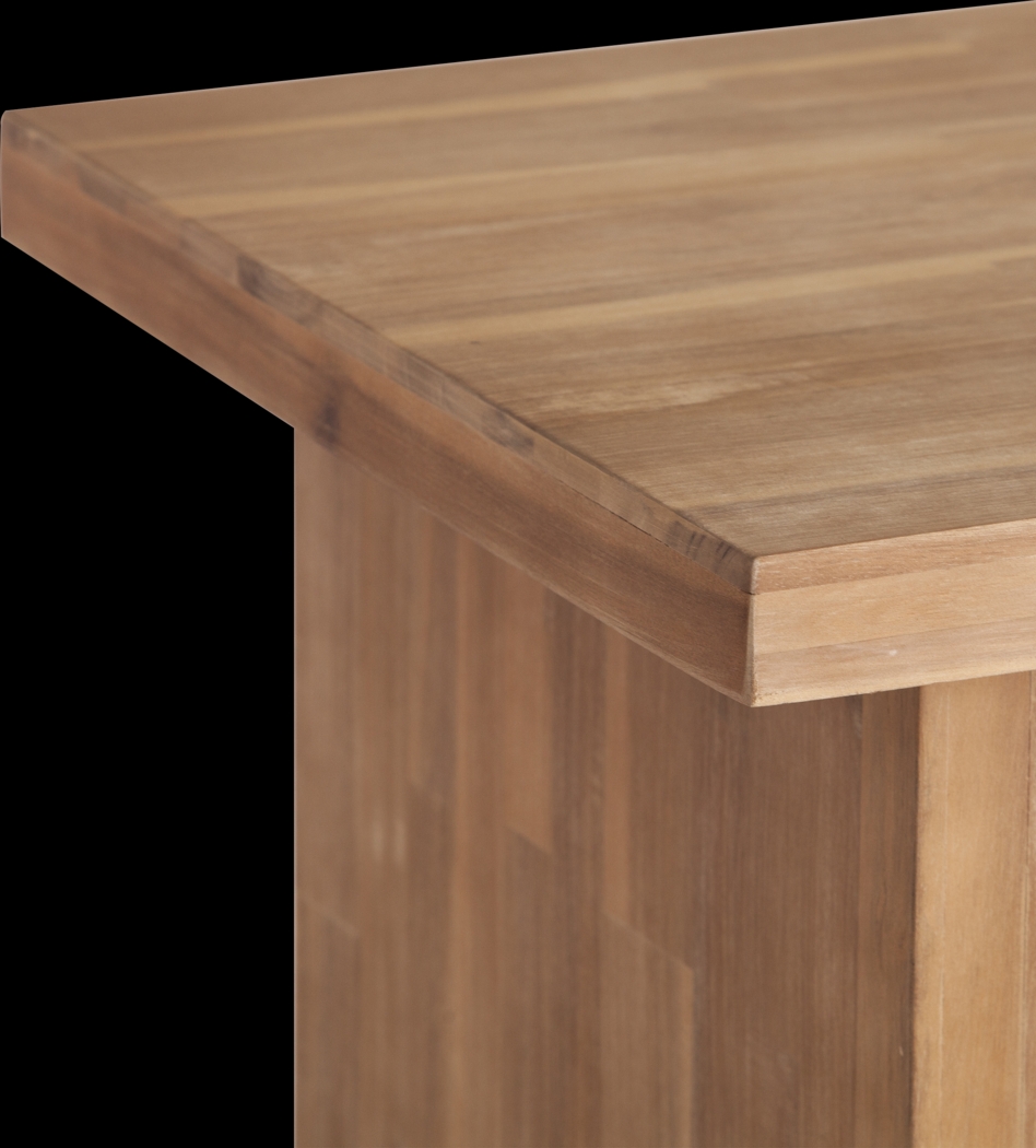 Dismuke Natural Outdoor Bar Height Table - Thumbnail - Image 6