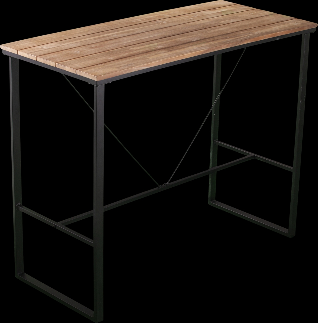 Dismuke Natural Outdoor Pub Table - Thumbnail - Image 1