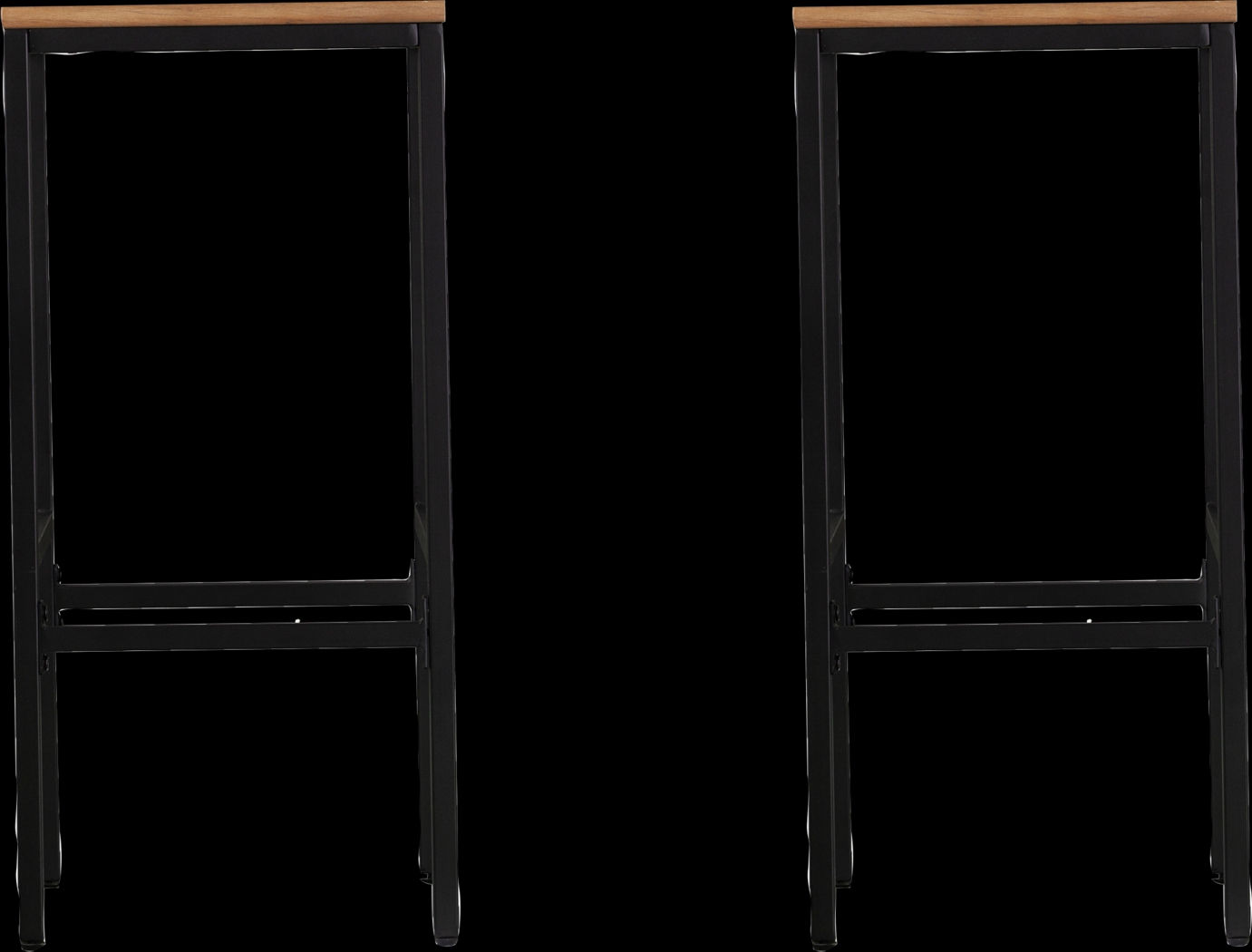 Dismuke Natural Outdoor Barstool, Set of 2 - Thumbnail - Image 4