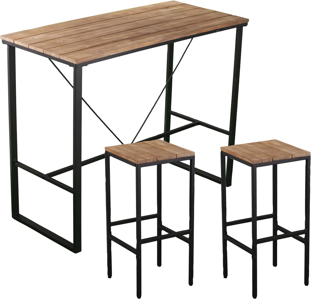 Dismuke Natural Outdoor Pub Table - Image 10