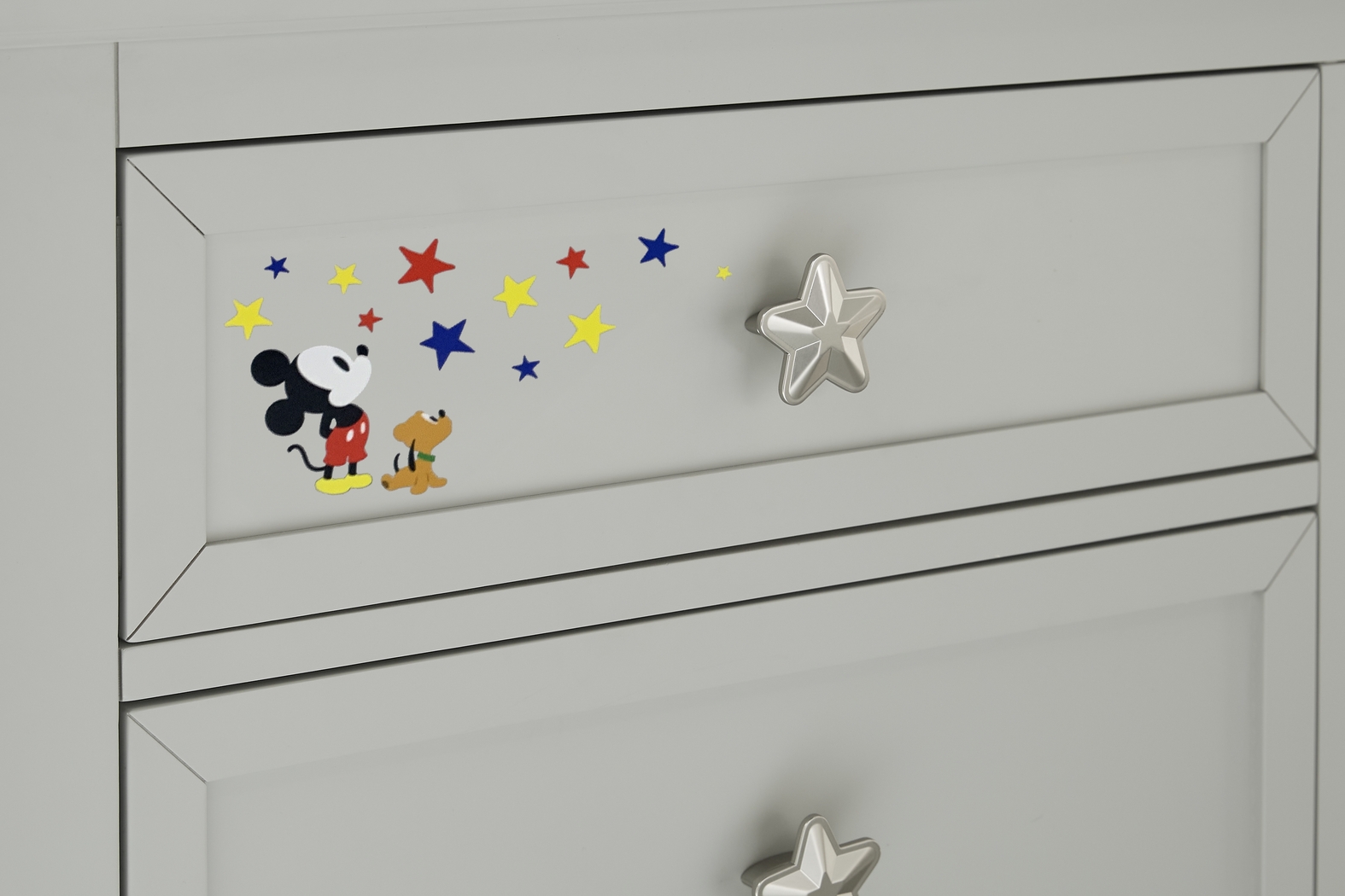 Starry Dreams with Mickey Mouse Gray Nightstand - Thumbnail - Image 3