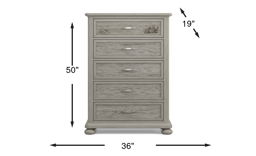 Dimension Image. Please refer to the Dimension Tab on this page for dimension details.