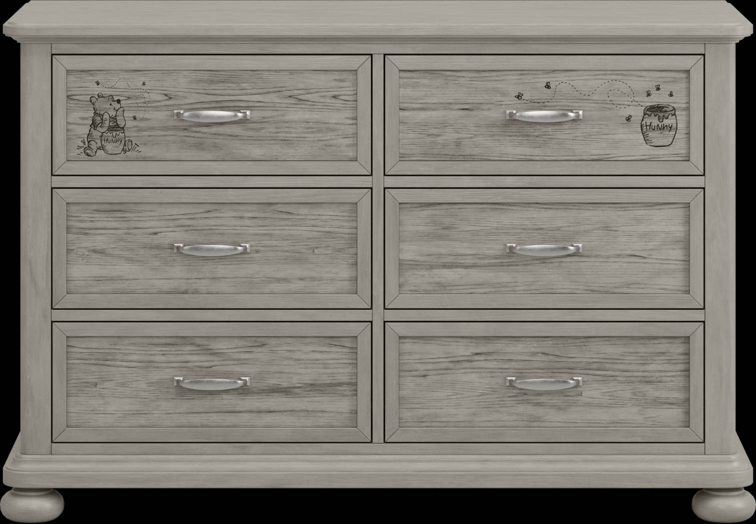 Disney Baby Woodland Adventures with Winnie the Pooh Classic Gray Dresser - Thumbnail - Image 1