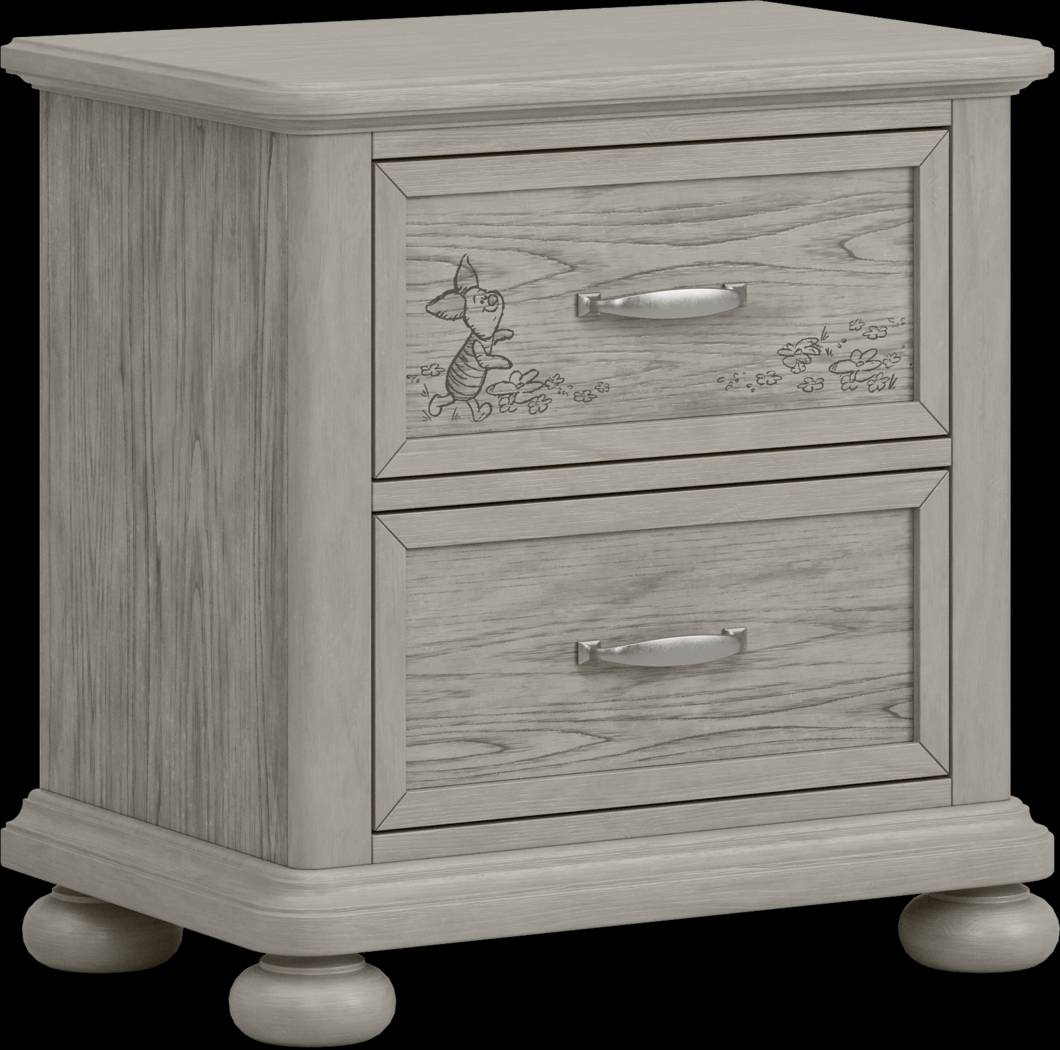 Disney Baby Woodland Adventures with Winnie the Pooh Classic Gray Nightstand - Thumbnail - Image 2