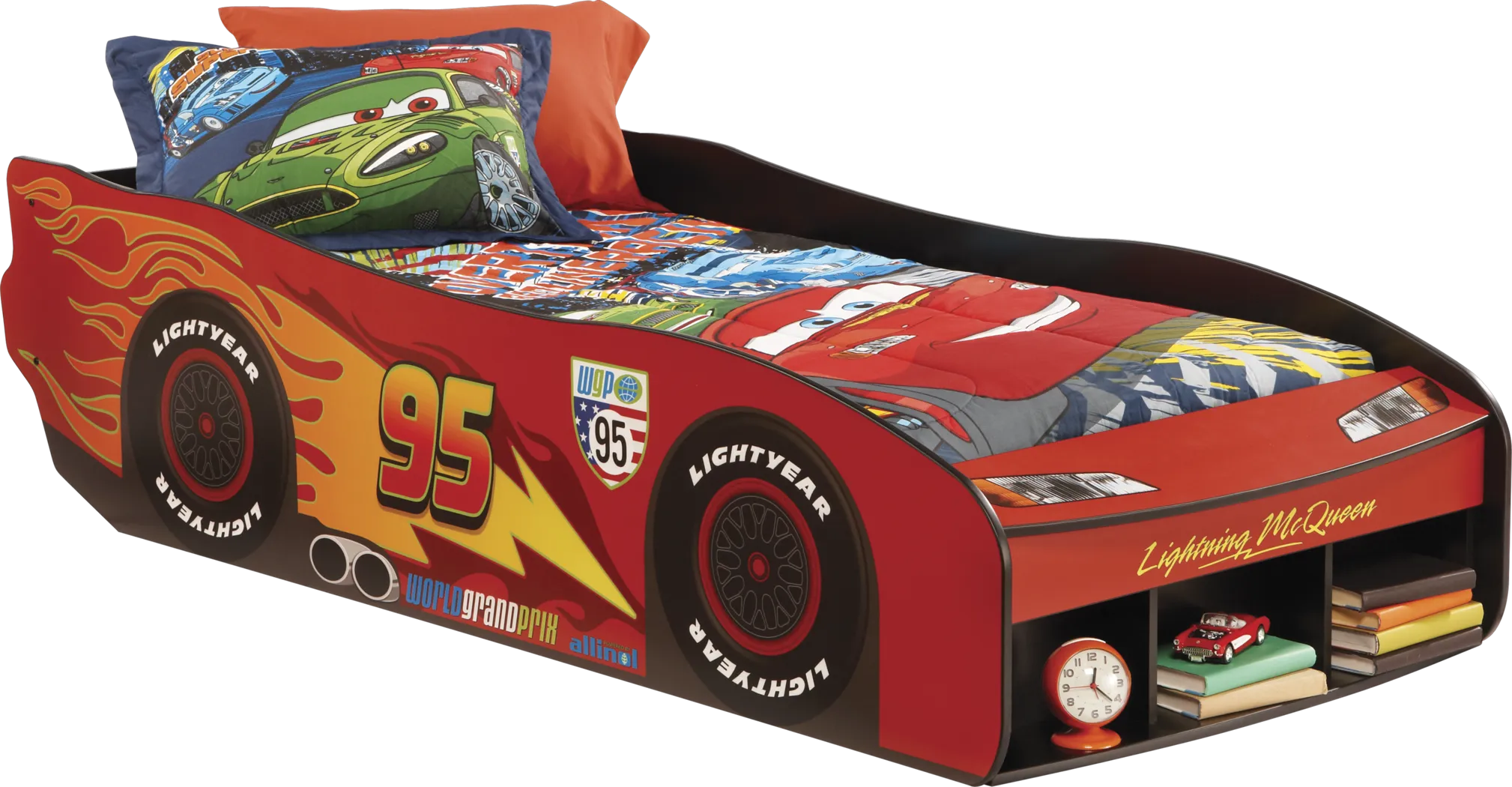 Disney Cars Lightning McQueen II Red 3 Pc Twin Bed - Thumbnail - Image 1