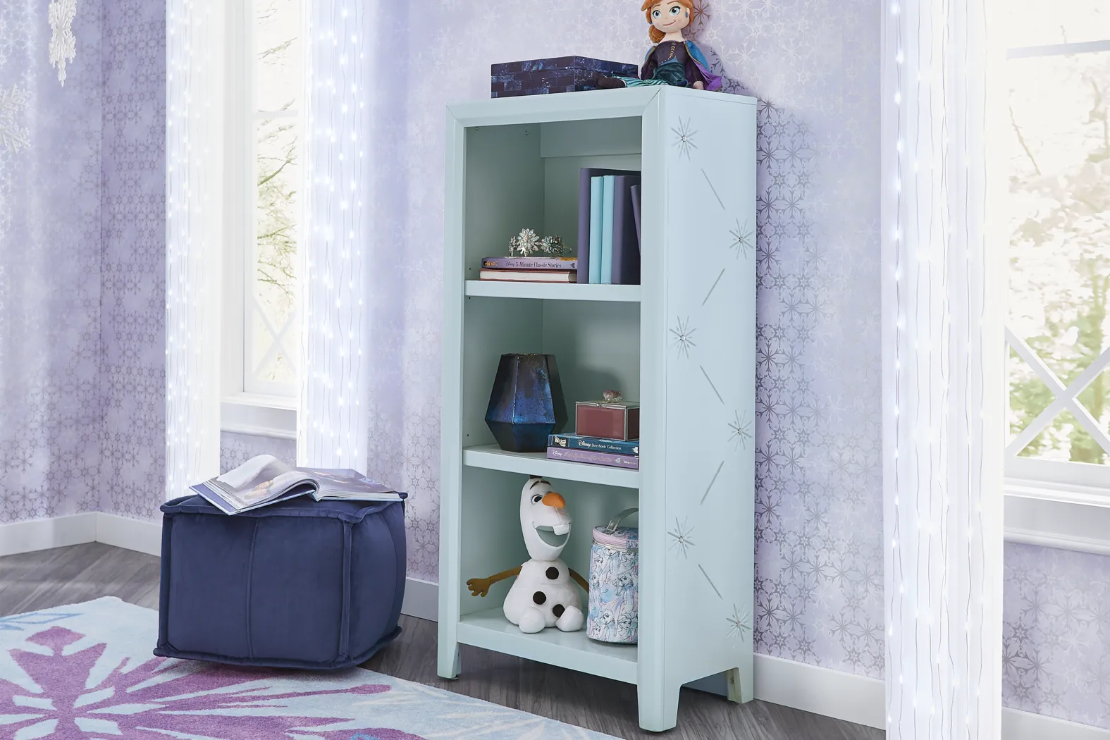 Disney Frozen Ice Blue Bookcase - Image 5
