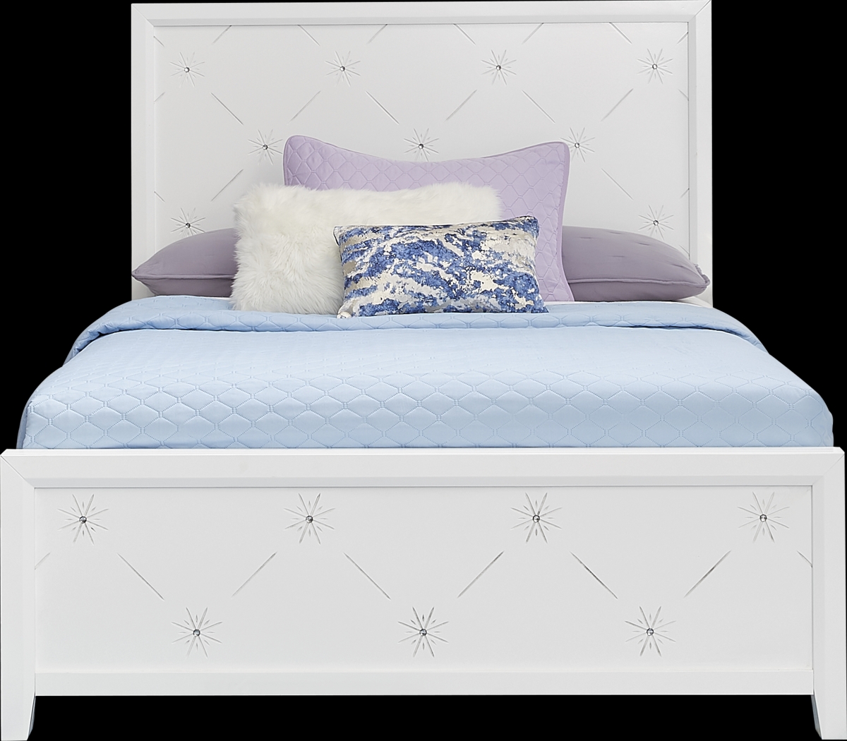Disney Frozen Ice White 5 Pc Full Panel Bedroom - Thumbnail - Image 3